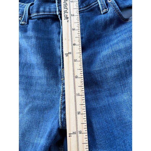 Levi Strauss Co Mid Rise Skinny Jeans Blue Wash Women's Size 8 - Picture 6 of 8